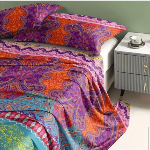 Bohemian Twin Size Flat Sheet (No Pillow Cases) - Picture 5 of 6